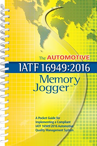 The Automotive IATF 16949:2016 Memory Jogger - Orginal Pdf